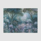 Nevelige Lavendel Ethische Bosopening Decoupage Tissuepapier (Voorkant)