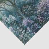Nevelige Lavendel Ethische Bosopening Decoupage Tissuepapier (Detail)