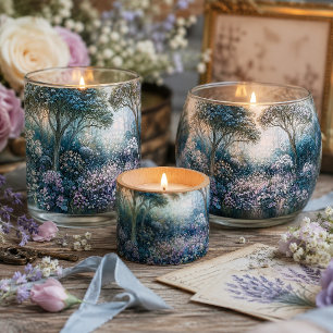 Nevelige Lavendel Ethische Bosopening Decoupage Tissuepapier