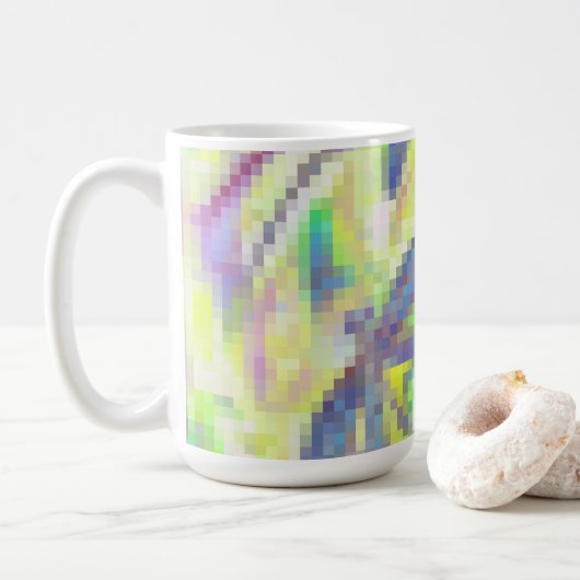 Nevelige Libel Regenboog Koffiemok (Met donut)