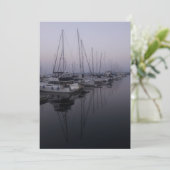 nevelige marina kaart (Staand voorkant)
