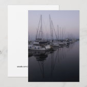 nevelige marina kaart (Voorkant / Achterkant)