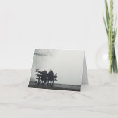 Nevelige Momenten Feestdagen Kaart (Voorkant)