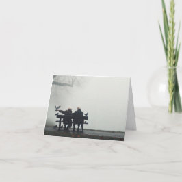 Nevelige Momenten Feestdagen Kaart