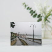 Nevelige ochtend bij Scarborough Briefkaart (Staand voorkant)