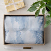 Nevelige Pieken – Waterverf Berglandschap (10) Tissuepapier (Geschenk)
