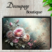 Nevelige Roze Dageraad Decoupage Tissuepapier