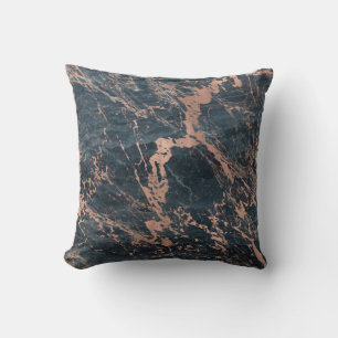 Nevelige Rustieke Blauwe & Roze Gouden Roze Glam M Kussen