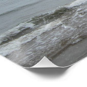 Nevelige Scarborough Beach Perfect Poster (Hoek)