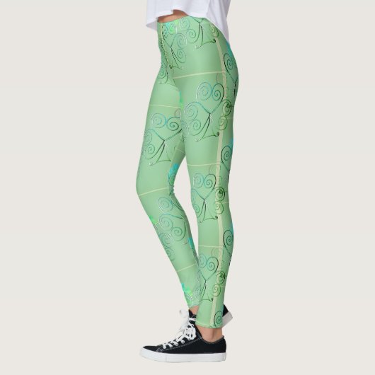 Nevelige Shamrocks Leggings (Links)
