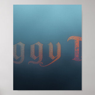 Nevelige theeposter poster