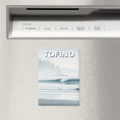 Nevelige Tofino Canada Surfer Reizen Magneet (Insitu (Vaatwasser))