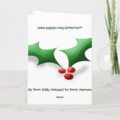 Nevelige Toon Kitty Vakantie! Kaart (Achterkant)