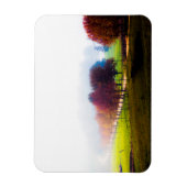 Nevelige weide in de herfst magneet (Verticaal)
