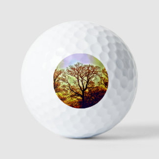 NEVELIGE ZONNEBOMEN GOLFBALLEN
