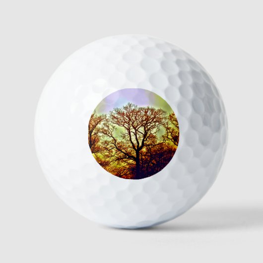 NEVELIGE ZONNEBOMEN GOLFBALLEN (Voorkant)