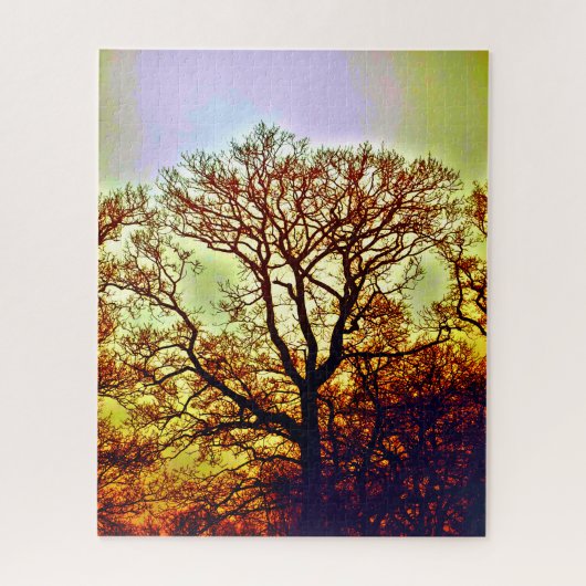 NEVELIGE ZONNEBOMEN LEGPUZZEL (Verticaal)