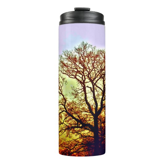 NEVELIGE ZONNEBOMEN THERMOSBEKER (Voorkant)