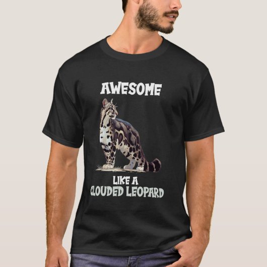 Nevelpanters Geweldig zoals een Nevelpanter T-shirt (Voorkant)