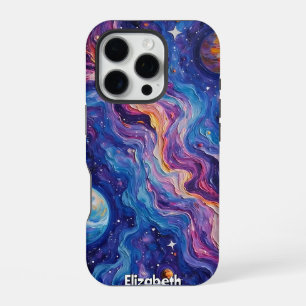 Nevels Omarming: Kosmische Oceaan iPhone 16 Pro Hoesje