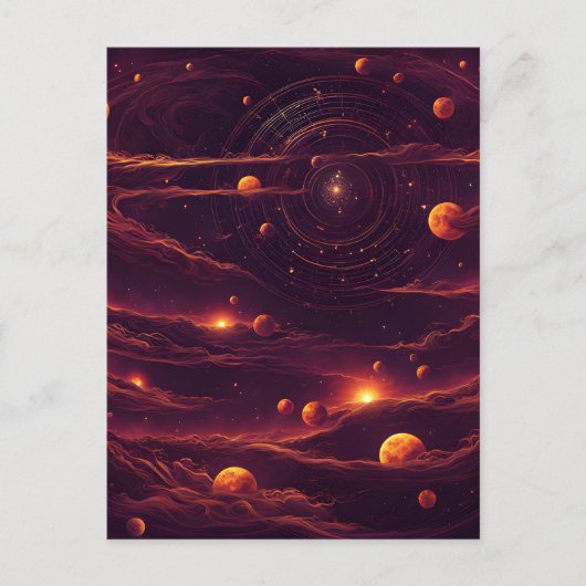 nevelsluier briefkaart (Voorkant)