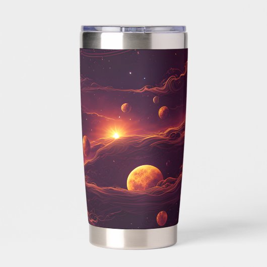 nevelsluier geïsoleerde drinkbeker (Achterkant)