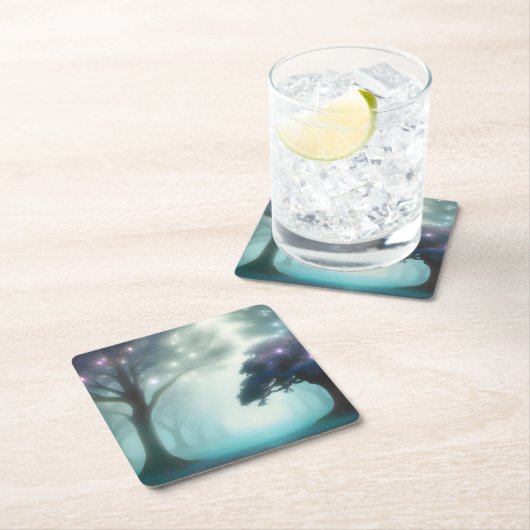 Nevelwoud Kartonnen Onderzetters (Insitu)