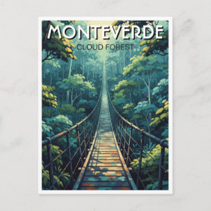 Nevelwoud Monteverde Costa Rica Reizen Briefkaart