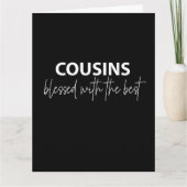 Neven en Nichten - Gezegend Met De Beste Groet Kaart (Voorkant)