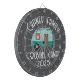Neven Kamp Retro Camper Dartbord (Voorkant Links)