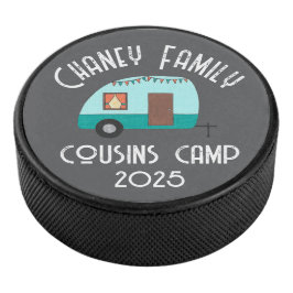 Neven Kamp Retro Camper Hockey Puck