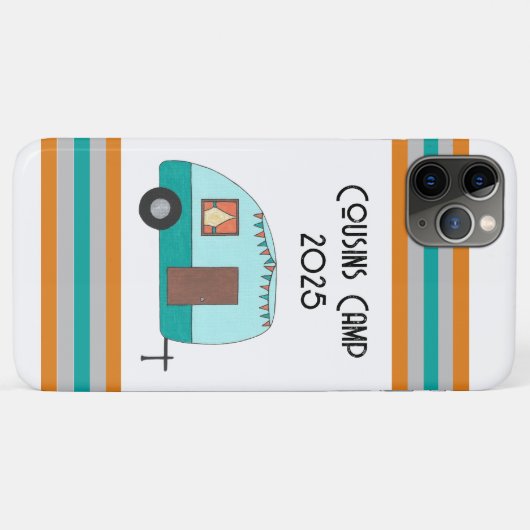 Neven Kamp Retro Camper iPhone / iPad case (Achterkant (horizontaal))