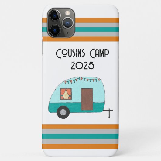 Neven Kamp Retro Camper iPhone / iPad case (Achterkant)