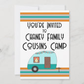 Neven Kamp Retro Camper Kaart (Voorkant)