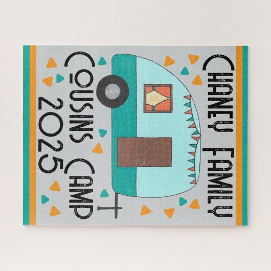 Neven Kamp Retro Camper Legpuzzel (Horizontaal)