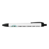 Neven Kamp Retro Camper Zwarte Inkt Pen (Bovenkant)