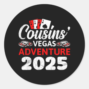 Neven Vegas Avontuur 2025 Las Vegas Ronde Sticker