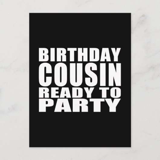 Neven: Verjaardag neef klaar voor feest Uitnodiging Briefkaart (Voorkant)