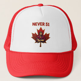 Never 51, Canada Canadese vlag esdoornblad, sterk Trucker Pet