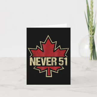 Never 51 Canada is niet te koop EST. 1867 Trots op Kaart