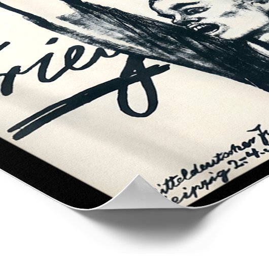 Never Again War beroemd gemaakt door Kathe Kollwi  Poster (Hoek)