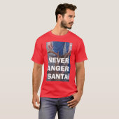 NEVER ANGER SANTA T-SHIRT (Voorkant volledig)