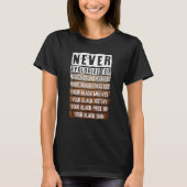 Never Apologize Black History Month BLM Melanin Pr T-shirt (Voorkant)