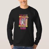 Never Apologize For Being Black - Dabbing Retro Un T-shirt (Voorkant)