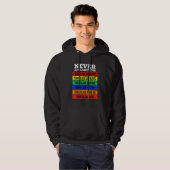 Never Apologize For Your Blackness Black History M Hoodie (Voorkant volledig)