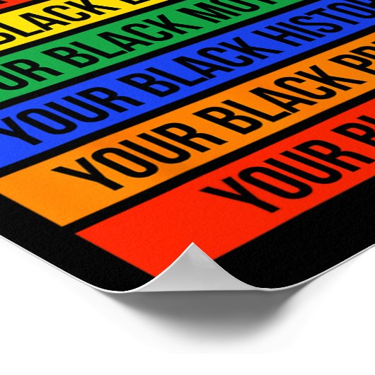 Never Apologize For Your Blackness - Black History Poster (Hoek)