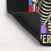 Never Better Skeleton Retro Funny Halloween Mannen Muismat (Hoek)