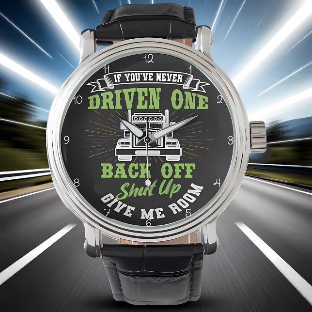 Never Driven One? Back Off, Give Room! Horloge (Creator heeft geüpload)