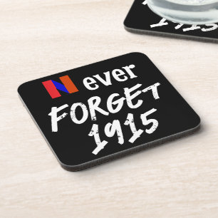 Never Forget 1915 Drank Onderschepper Bier Onderzetter