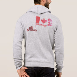 "Never Forget" Canadees vrachtwagenkonvooi Mannen Hoodie